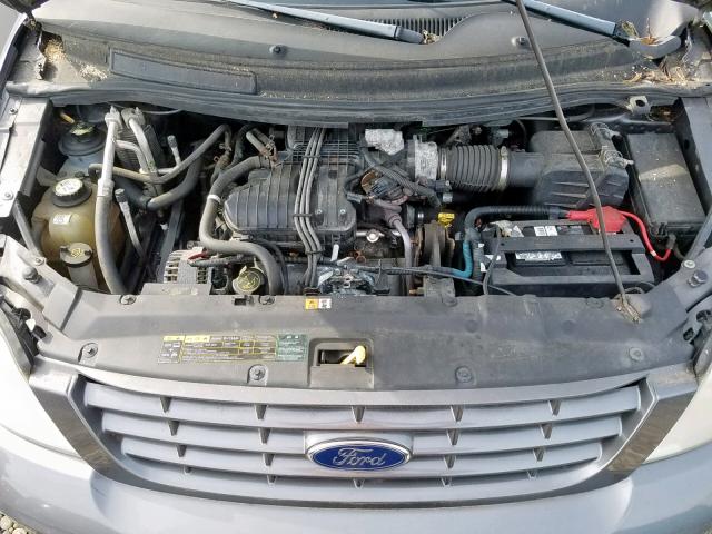 2FMZA51625BA72145 - 2005 FORD FREESTAR S GRAY photo 7