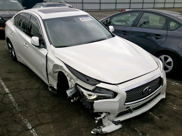 JN1BV7AP6FM354897 - 2015 INFINITI Q50 BASE WHITE photo 1