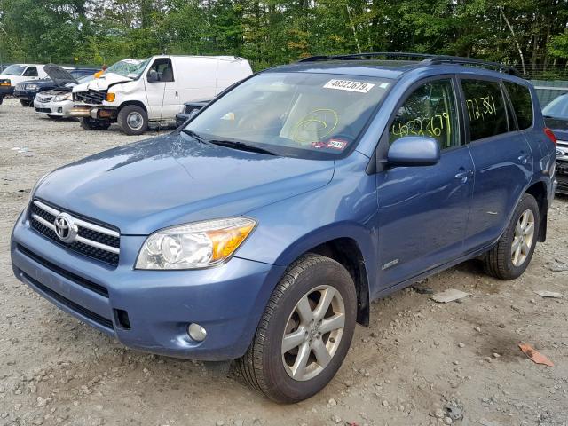 JTMBD31VX76025696 - 2007 TOYOTA RAV4 LIMIT BLUE photo 2