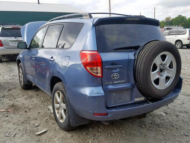 JTMBD31VX76025696 - 2007 TOYOTA RAV4 LIMIT BLUE photo 3