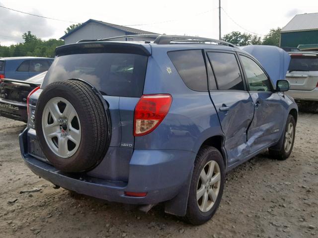 JTMBD31VX76025696 - 2007 TOYOTA RAV4 LIMIT BLUE photo 4