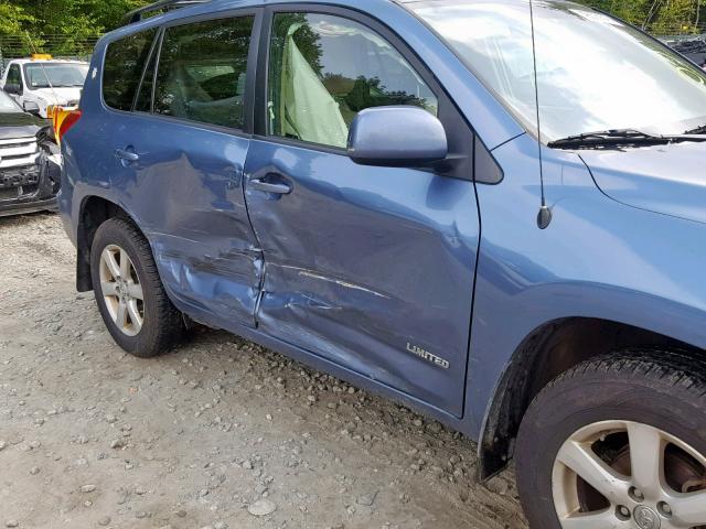 JTMBD31VX76025696 - 2007 TOYOTA RAV4 LIMIT BLUE photo 9