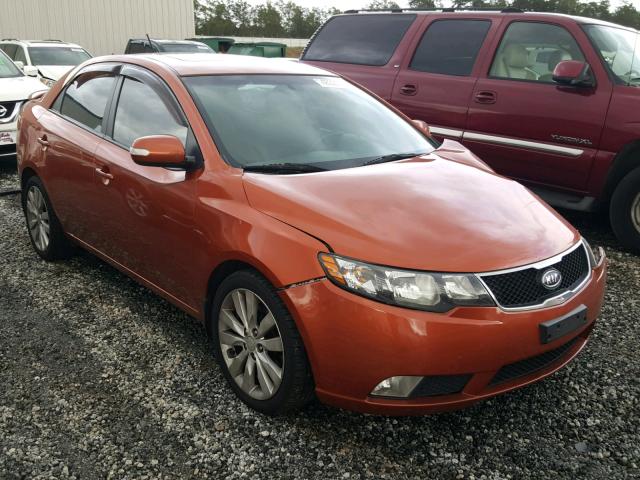 KNAFW4A3XA5307072 - 2010 KIA FORTE SX ORANGE photo 1