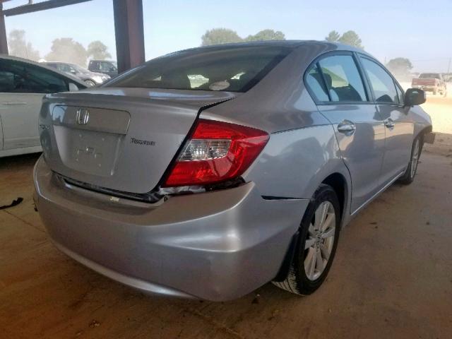 2HGFB2F94CH566489 - 2012 HONDA CIVIC EXL 银色 照片 4