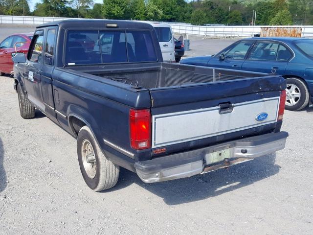 1FTCR14AXNPA85309 - 1992 FORD RANGER SUP BLACK photo 3