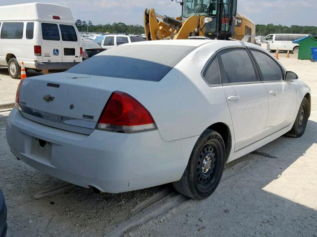 2G1WD5EM5A1146528 - 2010 CHEVROLET IMPALA POL WHITE photo 4