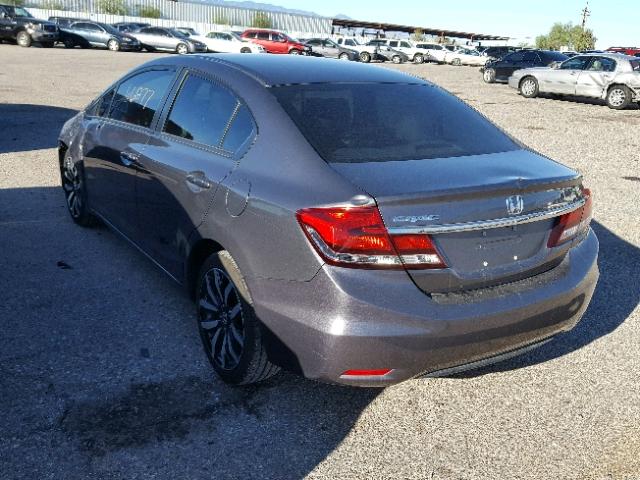 2HGFB2F93FH512086 - 2015 HONDA CIVIC EXL 石墨色 照片 3
