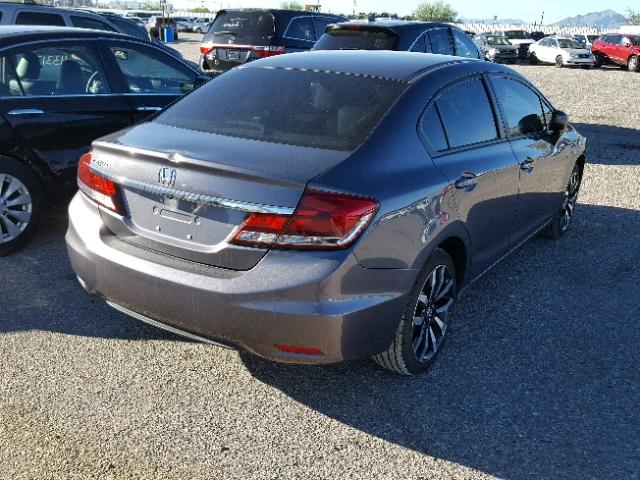 2HGFB2F93FH512086 - 2015 HONDA CIVIC EXL 石墨色 照片 4