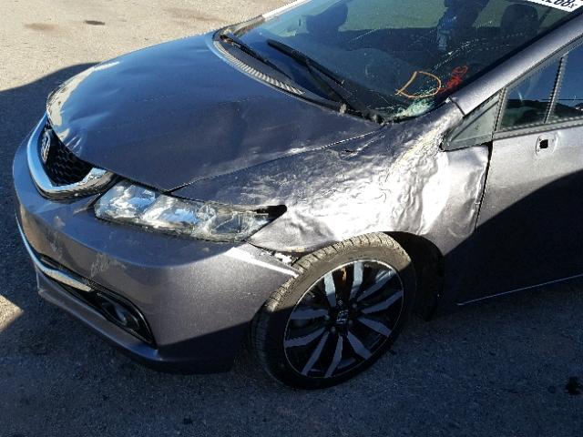 2HGFB2F93FH512086 - 2015 HONDA CIVIC EXL 石墨色 照片 9