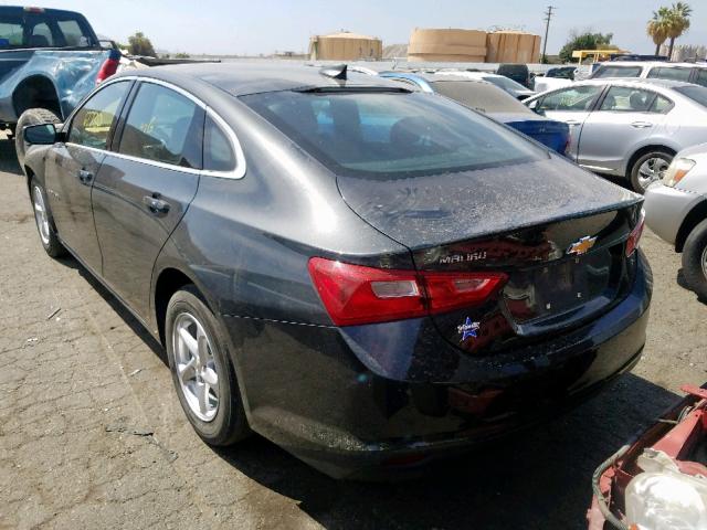 1G1ZB5ST5HF285432 - 2017 CHEVROLET MALIBU LS BLACK photo 3