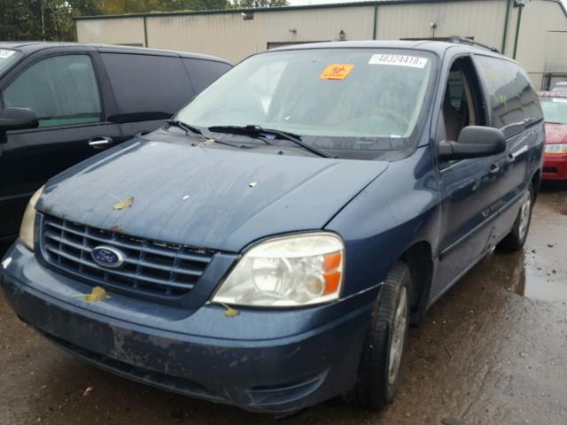 2FMZA516X6BA03270 - 2006 FORD FREESTAR S BLUE photo 2