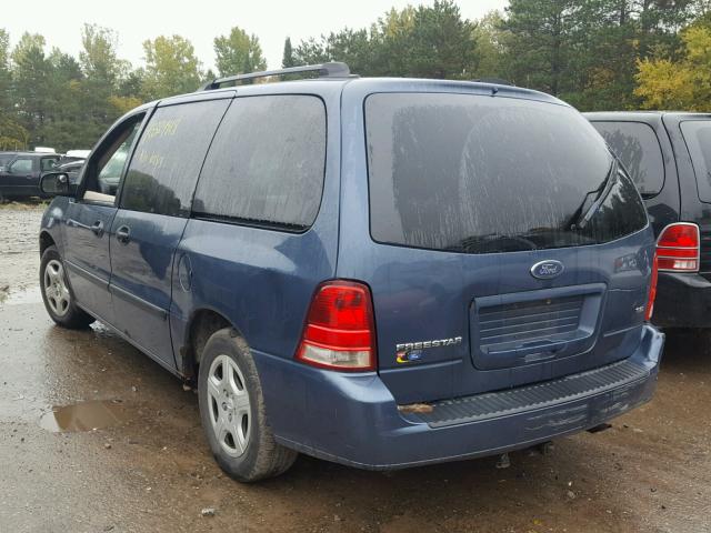 2FMZA516X6BA03270 - 2006 FORD FREESTAR S BLUE photo 3