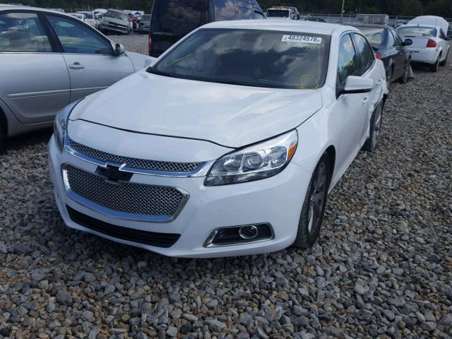 1G11D5SL2FF245037 - 2015 CHEVROLET MALIBU 2LT WHITE photo 2