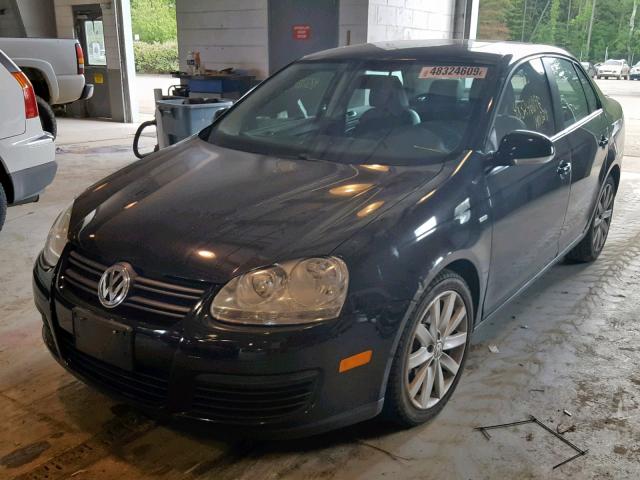 3VWRJ7AJXAM037167 - 2010 VOLKSWAGEN JETTA WOLF BLACK photo 2