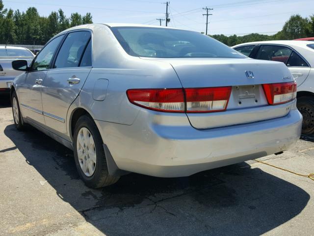 3HGCM56334G701750 - 2004 HONDA ACCORD LX SILVER photo 3