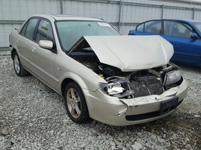 JM1BJ225330137982 - 2003 MAZDA PROTEGE DX GOLD photo 1