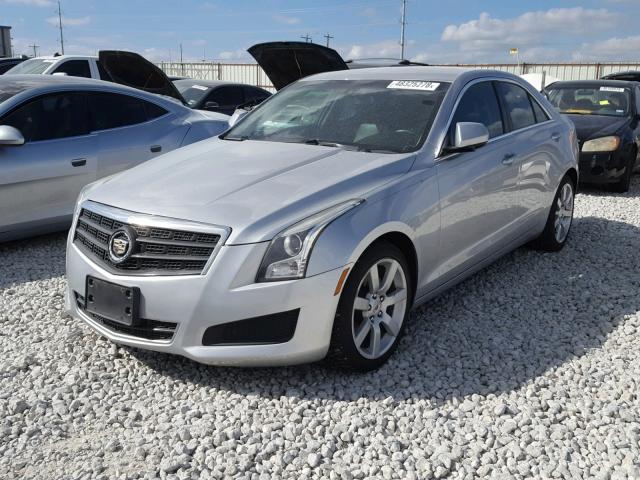 1G6AA5RA2D0168273 - 2013 CADILLAC ATS GRAY photo 2