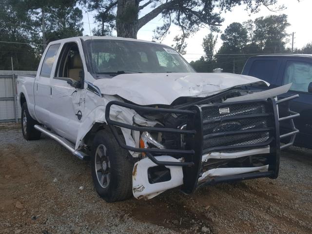 1FT7W2BT1BEC05719 - 2011 FORD F250 SUPER WHITE photo 1