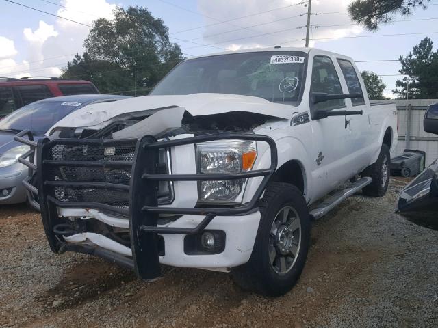 1FT7W2BT1BEC05719 - 2011 FORD F250 SUPER WHITE photo 2