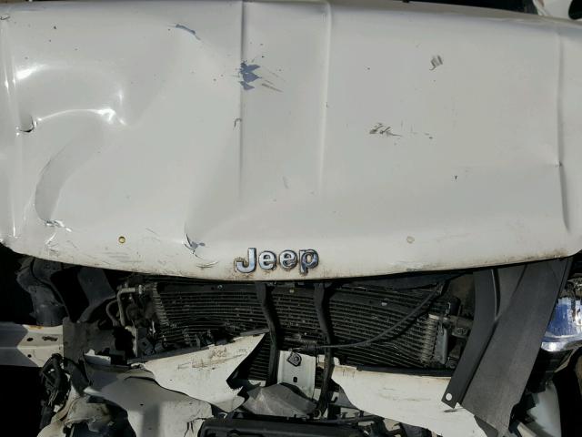 1J8HR58285C589762 - 2005 JEEP GRAND CHER WHITE photo 7