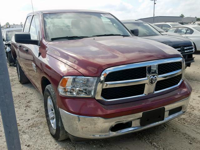 1C6RR6FG8KS516240 - 2019 RAM 1500 CLASS MAROON photo 1