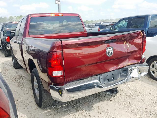 1C6RR6FG8KS516240 - 2019 RAM 1500 CLASS MAROON photo 3