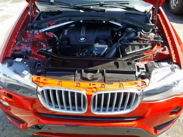 5UXWZ7C53H0V85750 - 2017 BMW X3 SDRIVE2 RED photo 7
