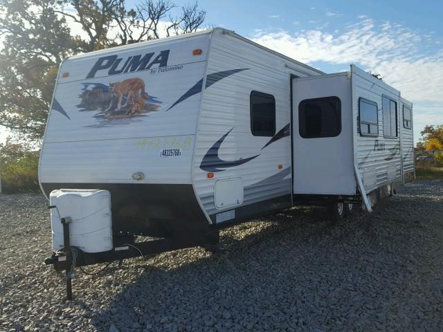 4X4TPUG20AP027497 - 2010 PUMA 5TH WHEEL WHITE photo 2