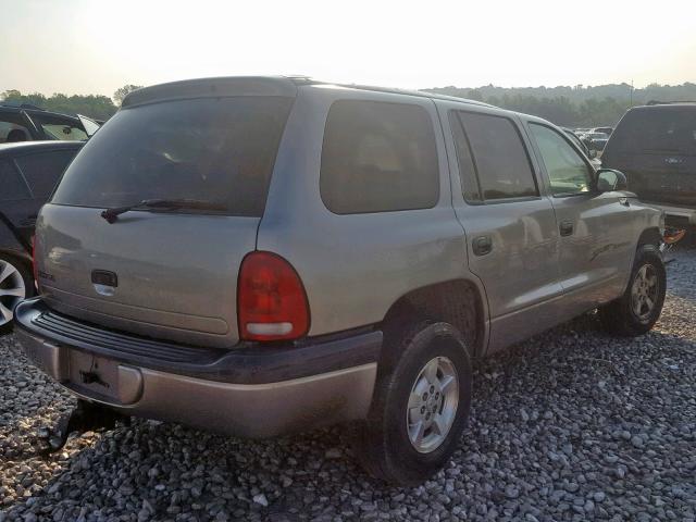 1B4HR28N31F509323 - 2001 DODGE DURANGO SILVER photo 4