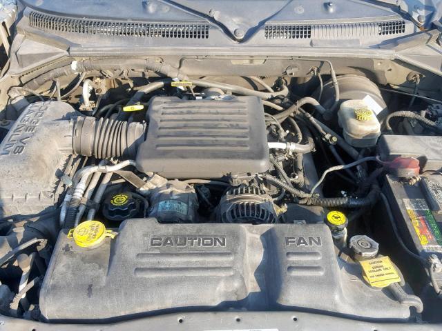 1B4HR28N31F509323 - 2001 DODGE DURANGO SILVER photo 7