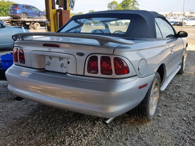 1FAFP45X4WF168626 - 1998 FORD MUSTANG GT SILVER photo 4