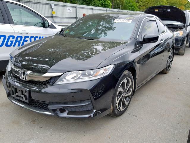 1HGCT1A38GA006279 - 2016 HONDA ACCORD LX- BLACK photo 2