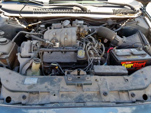 1FALP52U4TG239476 - 1996 FORD TAURUS GL GREEN photo 7