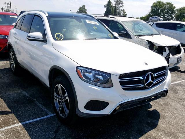 WDC0G4KB8JV043422 - 2018 MERCEDES-BENZ GLC 300 4M WHITE photo 1