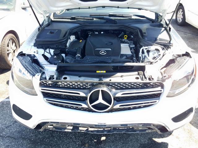 WDC0G4KB8JV043422 - 2018 MERCEDES-BENZ GLC 300 4M WHITE photo 7