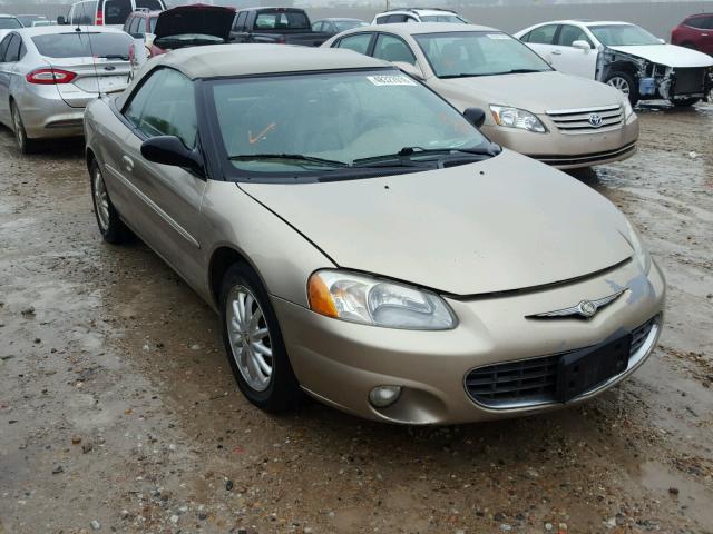 1C3EL55T03N552929 - 2003 CHRYSLER SEBRING LX GOLD photo 1