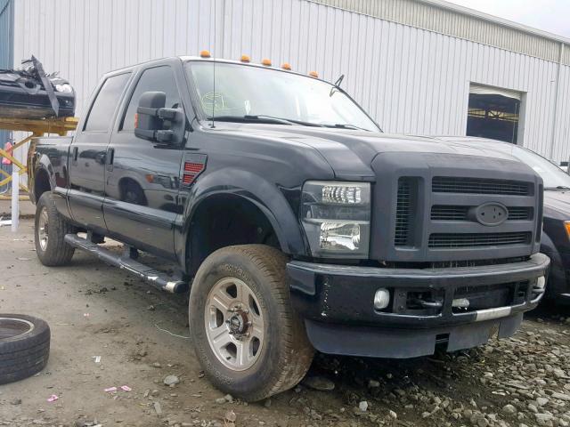 1FTWW31R88ED94398 - 2008 FORD F350 SRW S BLACK photo 1