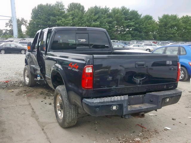 1FTWW31R88ED94398 - 2008 FORD F350 SRW S BLACK photo 3