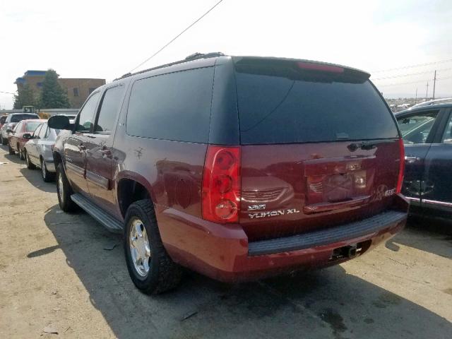 1GKFK163X8J201460 - 2008 GMC YUKON XL K BURGUNDY photo 3