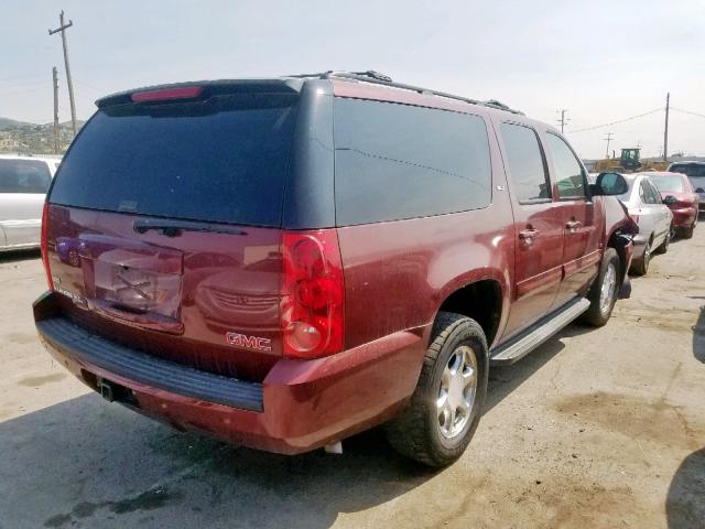 1GKFK163X8J201460 - 2008 GMC YUKON XL K BURGUNDY photo 4