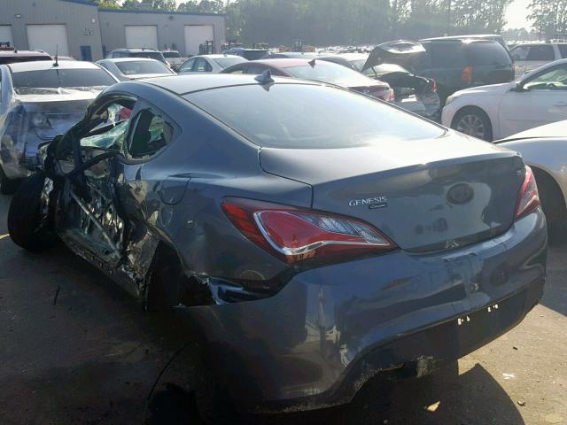 KMHHT6KJ8FU125635 - 2015 HYUNDAI GENESIS CO CHARCOAL photo 3