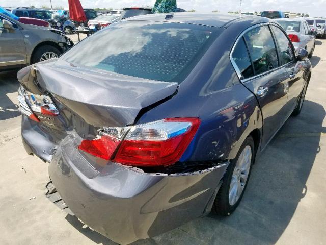 1HGCR2F81EA218897 - 2014 HONDA ACCORD EXL GRAY photo 4