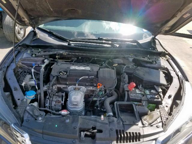 1HGCR2F81EA218897 - 2014 HONDA ACCORD EXL GRAY photo 7