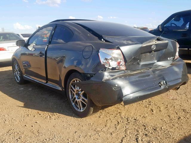JTKDE177470190674 - 2007 TOYOTA SCION TC ნაცრისფერი ფოტო 3