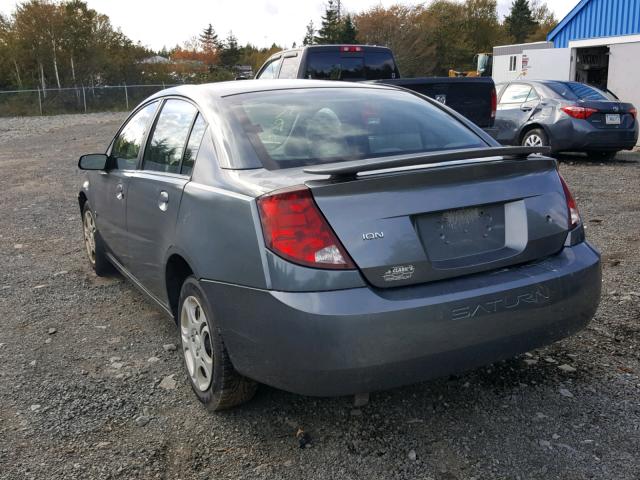 1G8AJ52F24Z144743 - 2004 SATURN ION LEVEL GRAY photo 3