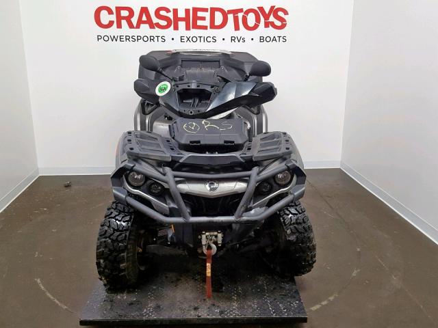 3JBLPAJ23FJ001667 - 2015 CAN-AM OUTLANDER GRAY photo 2