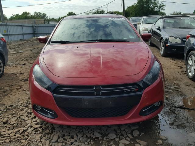 1C3CDFEB4ED906218 - 2014 DODGE DART GT RED photo 9