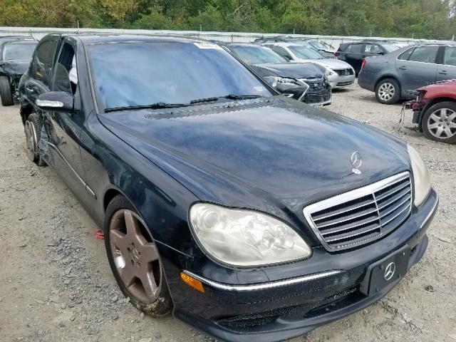 WDBNG84J14A408492 - 2004 MERCEDES-BENZ S 500 4MAT BLACK photo 1