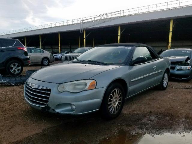 1C3EL55R06N115814 - 2006 CHRYSLER SEBRING TO BLUE photo 2