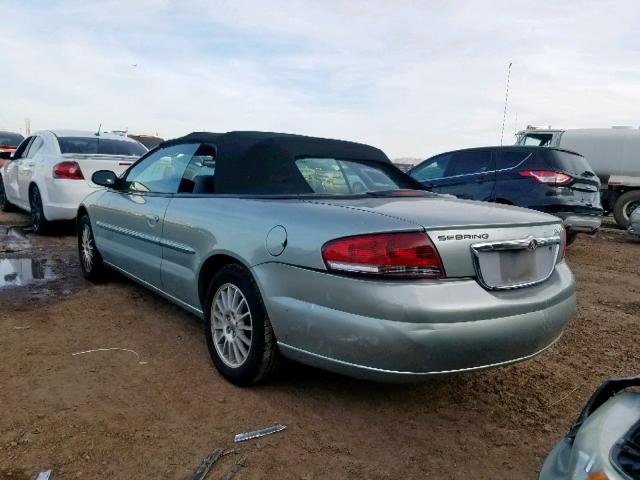 1C3EL55R06N115814 - 2006 CHRYSLER SEBRING TO BLUE photo 3